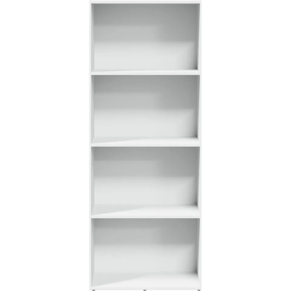 vidaXL Boekenkast 60x30x152 cm bewerkt hout wit, foto 4