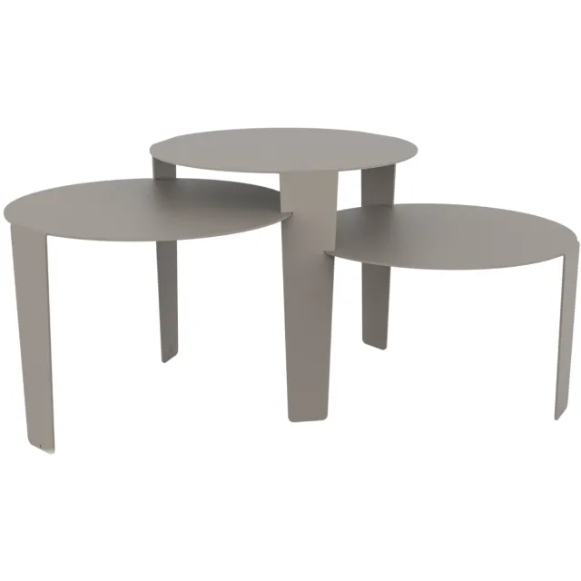 Steelful CASCADO Salontafel - Zijde grijs