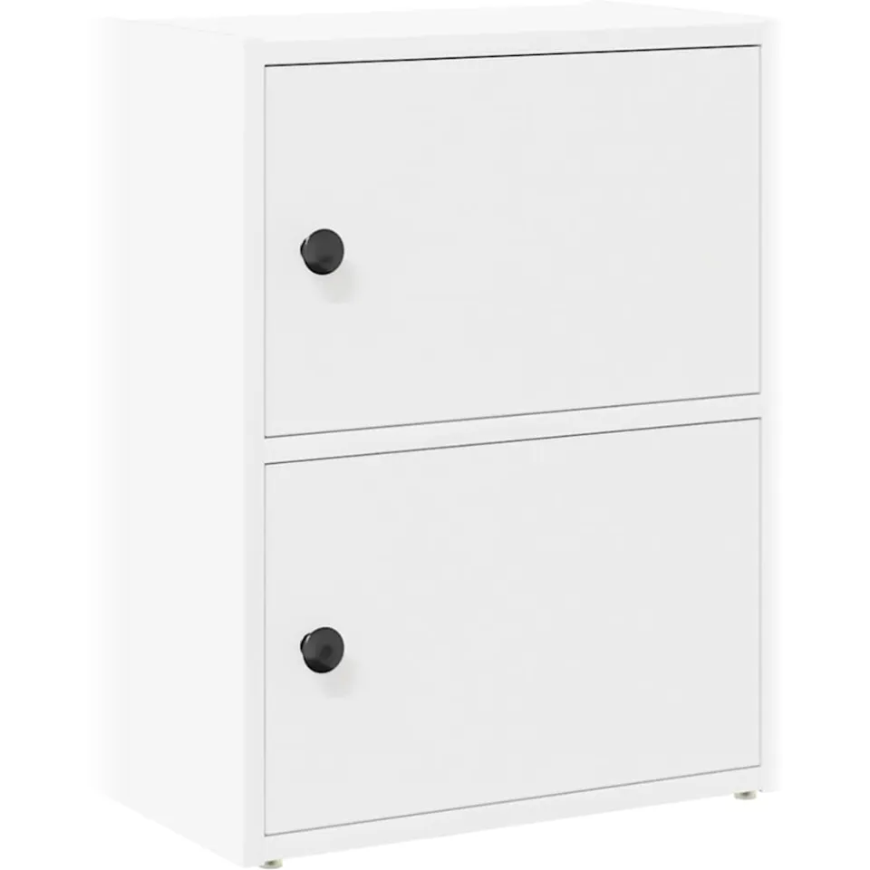 vidaXL Boekenkast 40x24x52 cm bewerkt hout wit, foto 3