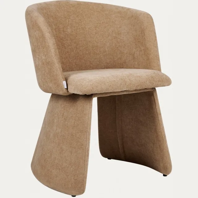Homla Chair - VELARIO - dark beige - 59.5 x 60.5 x 79 cm - 000804
