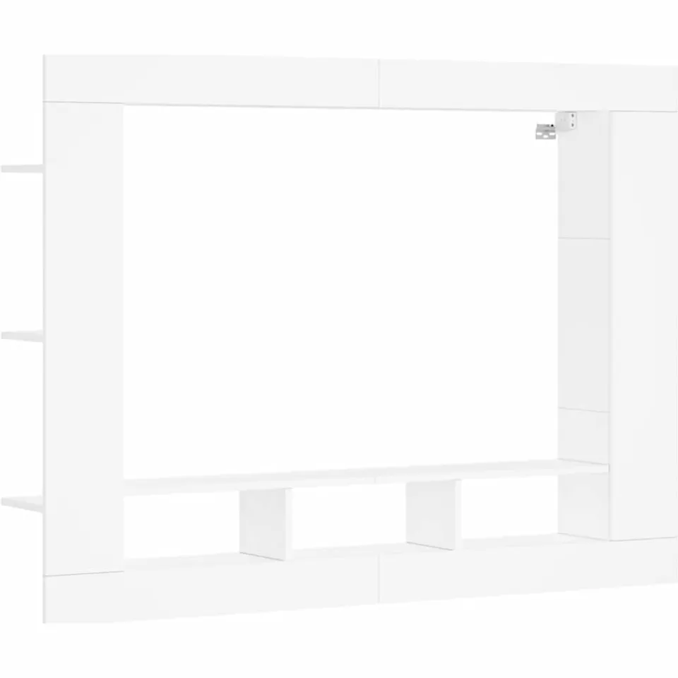 vidaXL Tv-meubel 152x22x113 cm bewerkt hout wit, foto 3