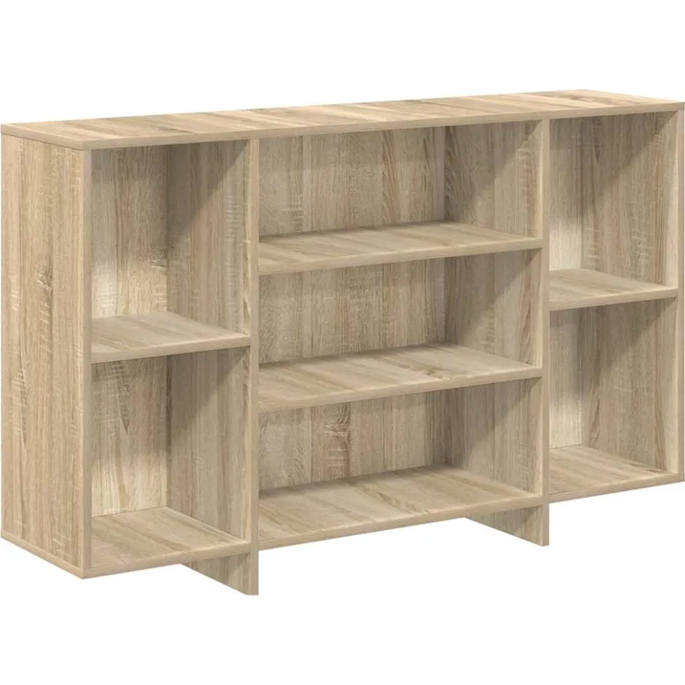 vidaXL Dressoir 120x30x75 cm bewerkt hout sonoma eikenkleurig Beige