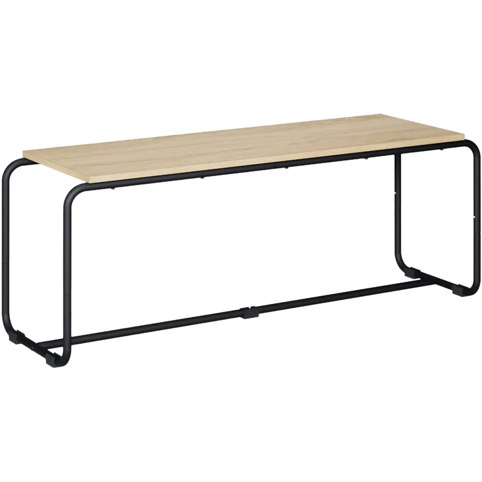 vidaXL TV-standaard 113.5 x 35.5 x 42 cm Sonoma Eiken Bewerkt hout, foto 3