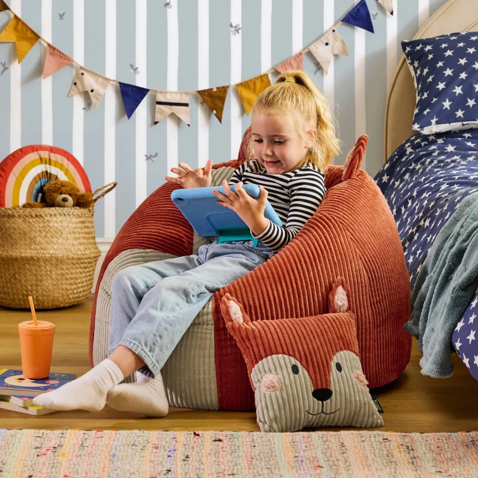 icon - Kingston Kinderzitzak - Ribstof - Leeuw terra, foto 6