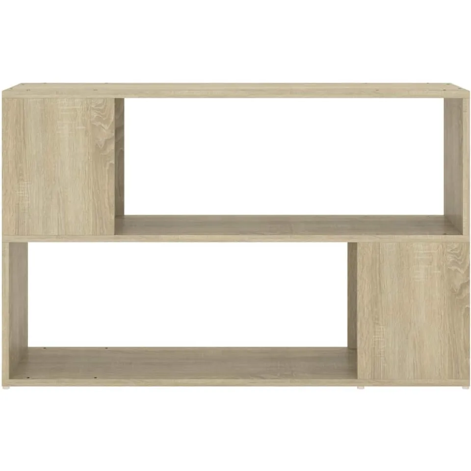 vidaXL Boekenkast 100x24x63 cm bewerkt hout sonoma eikenkleurig, foto 4