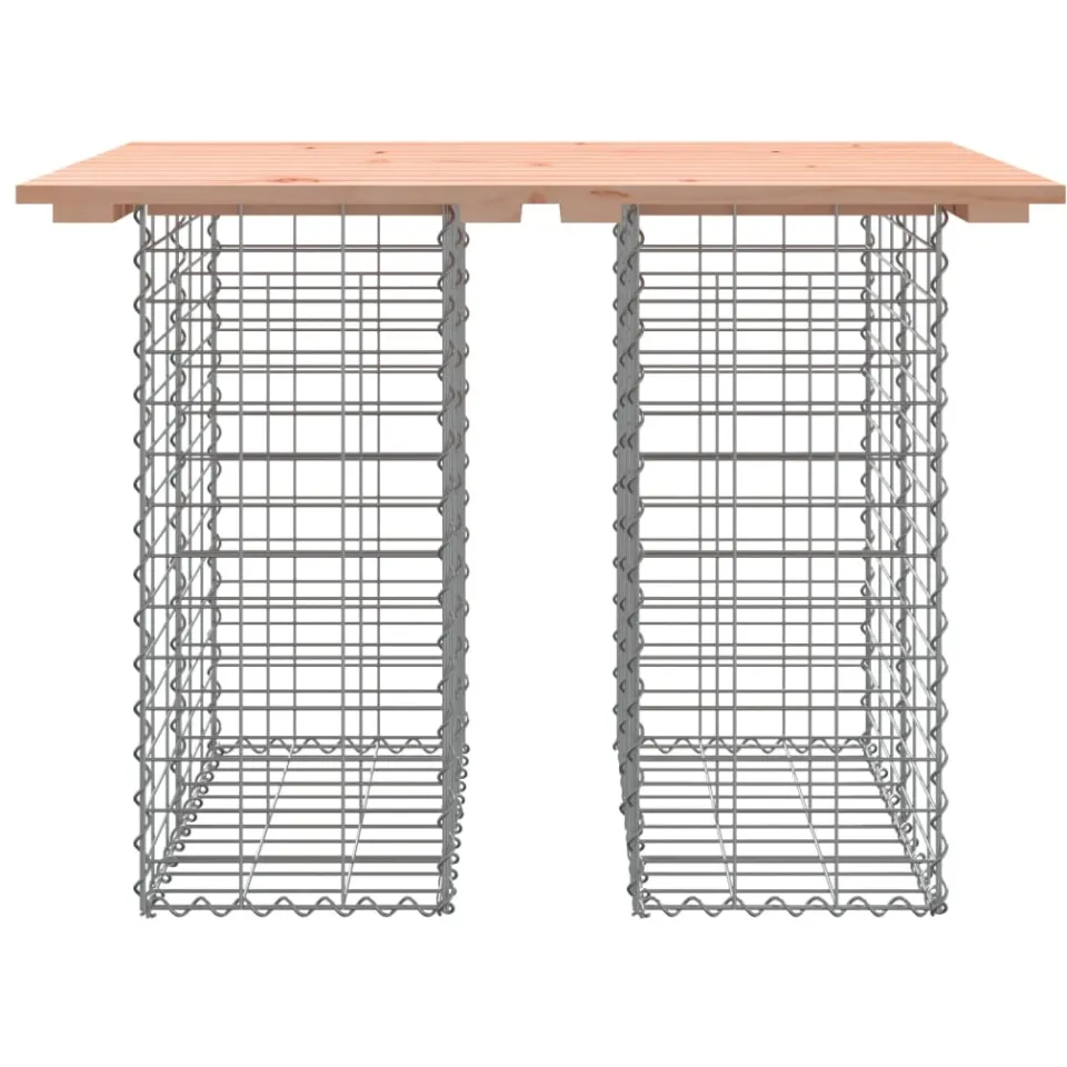 vidaXL Tuintafel Schanskorfontwerp 100x70x72 cm massief grenenhout Bruin