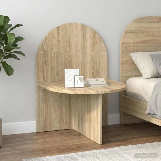 vidaXL Nachtkastje Sonoma Eiken 48 x 49 x 65 cm Geconstrueerd hout Bruin