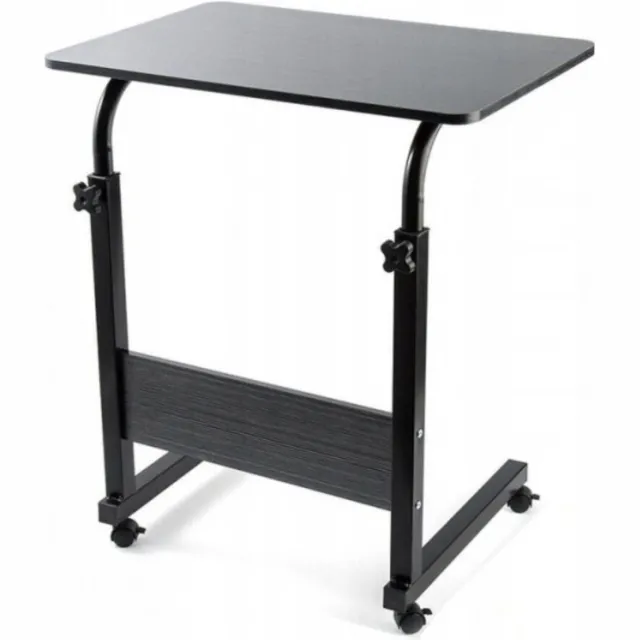 Senella Mobiele Bureau- Laptop TafelBedtafel - Banktafel - Laptop tafel verstelbaar - Laptop - Laptop standaard - Ontbijttafel - Bijzettafel zwart