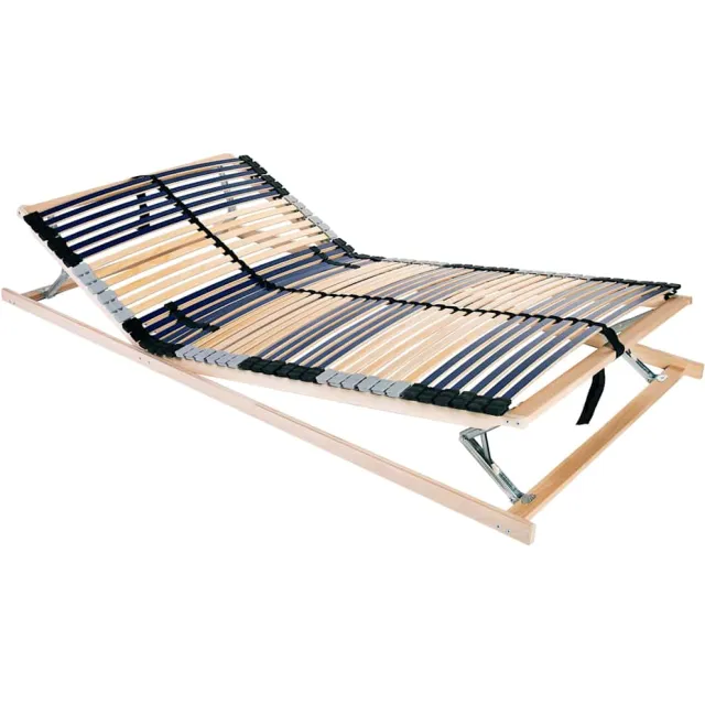 vidaXL Lattenbodem Bruin 140 x 190 cm Massief beukenhout