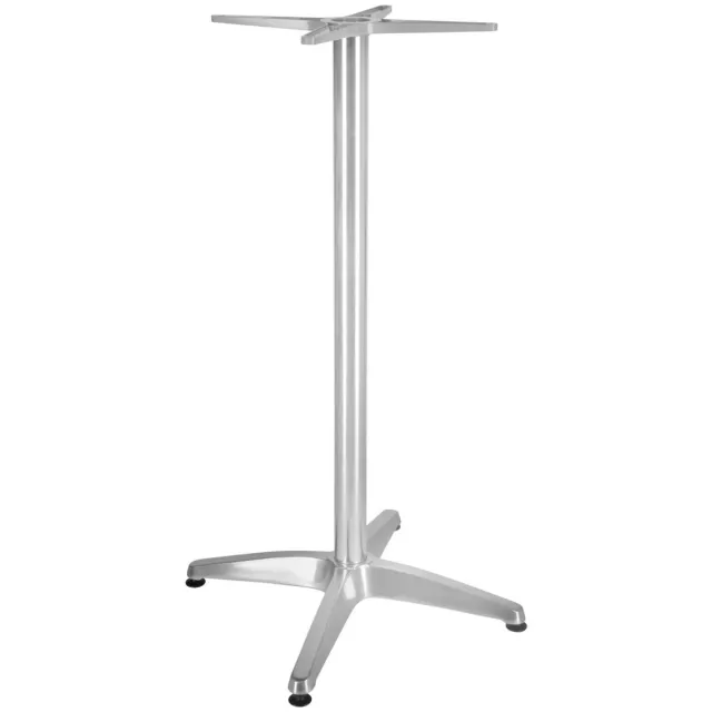 PULSIVA Stafelzuil Past aluminium; 66x66x108 cm (BxLxH); zilver