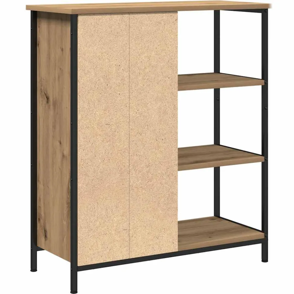 vidaXL Dressoir Artisan Eiken 70 x 30 x 80 cm, foto 3