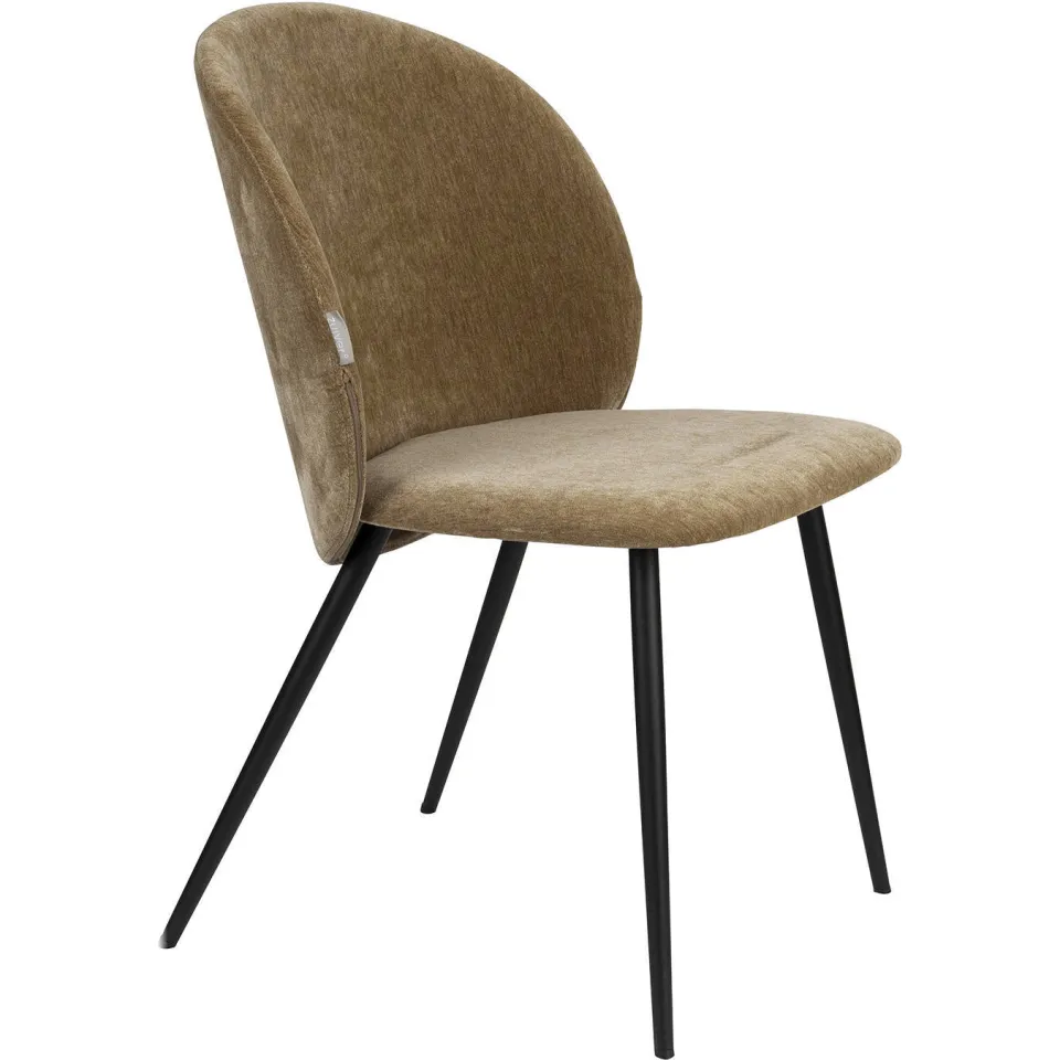 Zuiver Cozy eetkamerstoel mosterdgeel Mustard