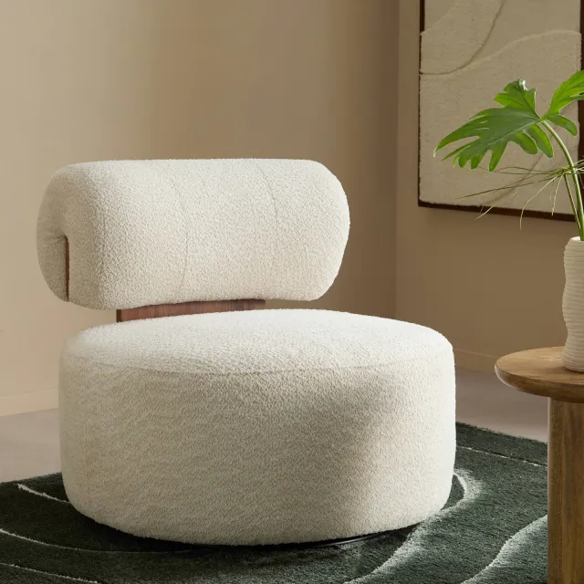 Studio LIVIT fauteuil Bowie ecru, foto 2