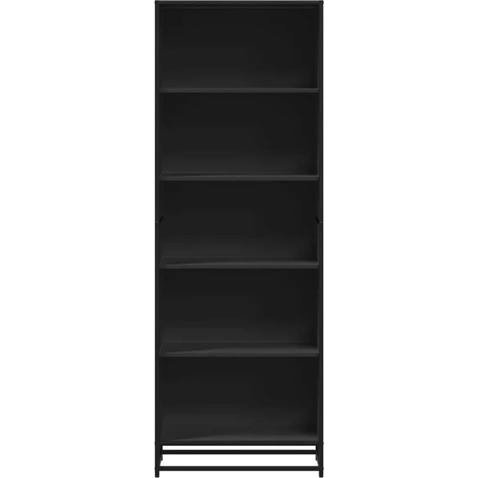 vidaXL Boekenkast 60x35x170,5 cm bewerkt hout zwart, foto 4