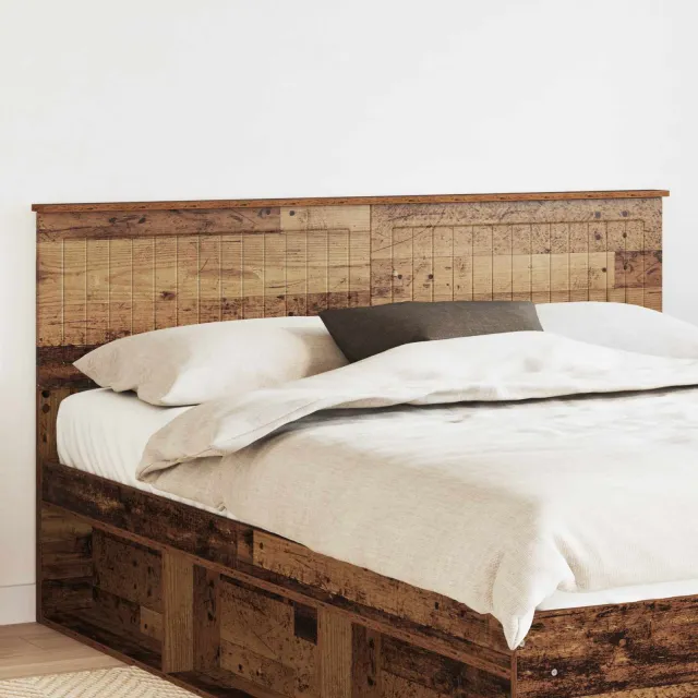 vidaXL Hoofdbord Oud Hout Bewerkt hout Bruin