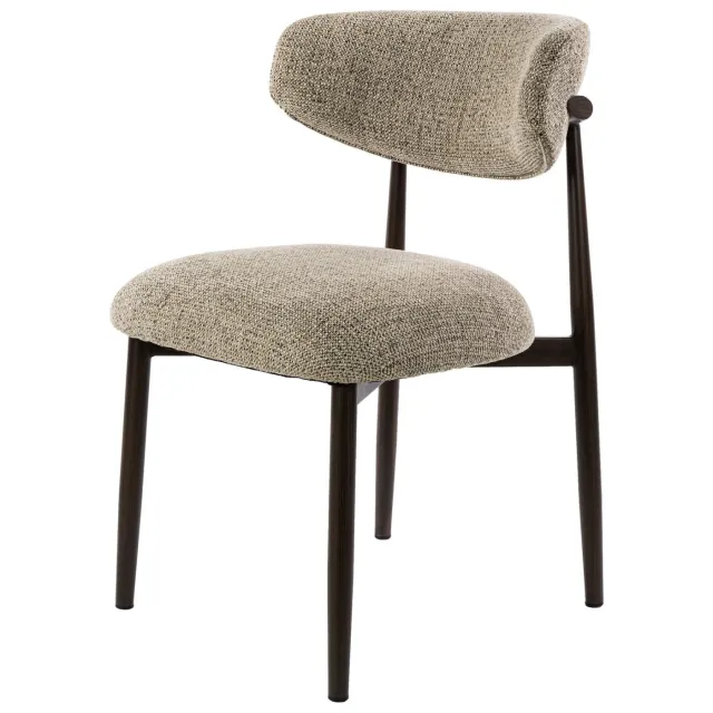 Nest of Nora Set van 2 - Nest of Nora Eetkamerstoel Talvi - Pocket vering - Nubo zand / zandkleurige eetkamerstoelen Beige