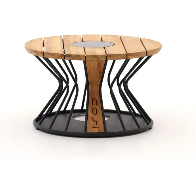Cosi Cosilumia bijzet tuintafel ø70cm (h:41cm) Zwart
