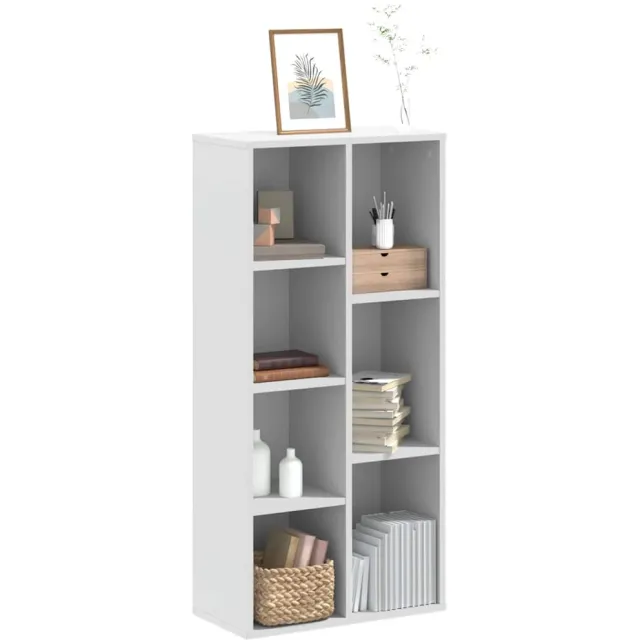 vidaXL Boekenkast 50x25x105 cm bewerkt hout wit