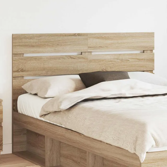 vidaXL Hoofdbord Sonoma Eiken Bewerkt hout Bruin