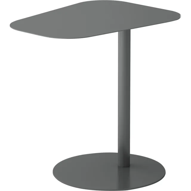 en.casa Bijzettafel Nastätten 50x50x38 cm grijs mat [en.casa]