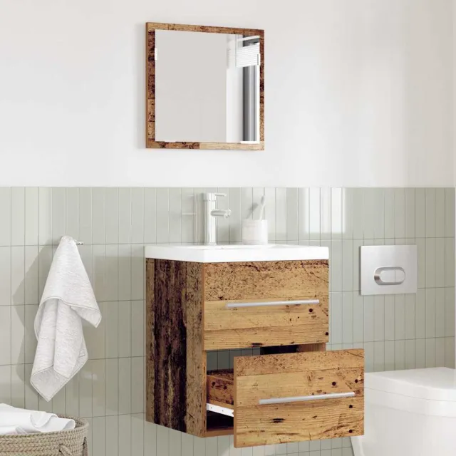 vidaXL Badkamermeubelset met lade met opslag Bruin 41 x 38,5 x 48 cm, foto 2