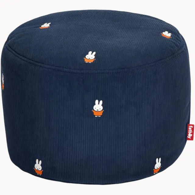 fatboy Kinder ribfluwelen poef Miffy Blauw