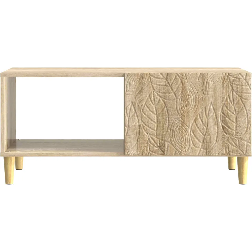 vidaXL Salontafel Sonoma Eiken 90 x 50 x 40 cm Bewerkt hout, foto 4