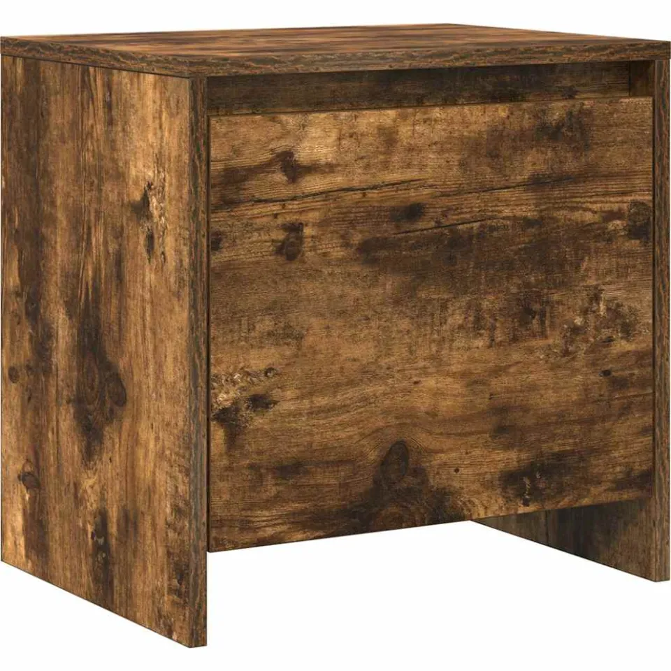 vidaXL Nachtkastjes 2 st 45x34x44,5 cm bewerkt hout gerookt eikenkleur, foto 4