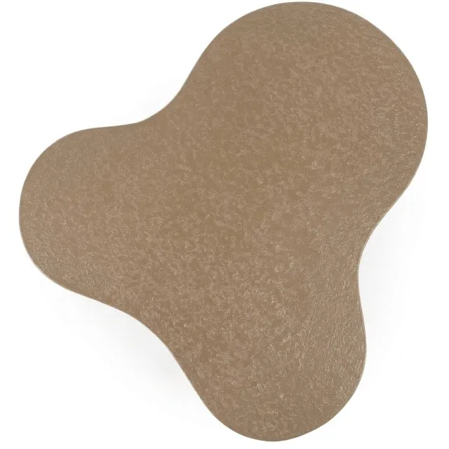Woonexpress Salontafel Kars | Organische Vorm | Liquid Metal Finish Bruin/Taupe