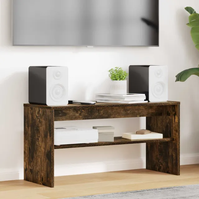 vidaXL TV-kast 80 x 30 x 40 cm Gerookt eiken Bewerkt hout Bruin
