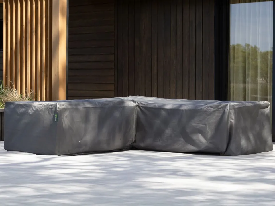 Kees Smit Collectie Kees Smit Tuinmeubelhoes hoek loungeset 235x95/310x95x70cm grijs, foto 2