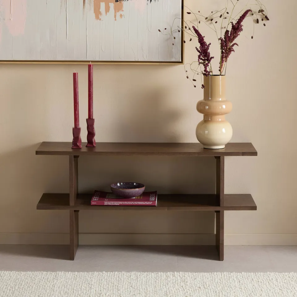 NOUS Living sidetable Igo donkerbruin, foto 5