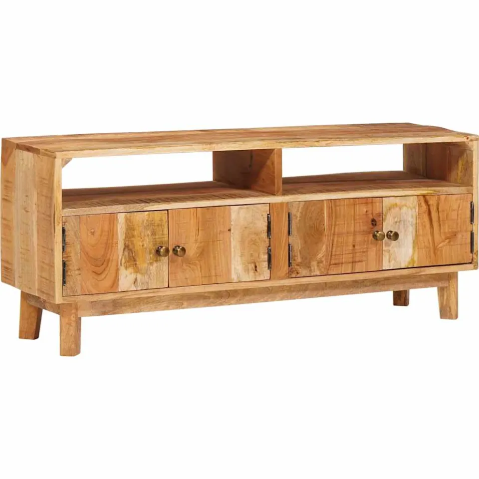 vidaXL Opslagkasten Bruin 110 x 30 x 45 cm Massief Mango Hout