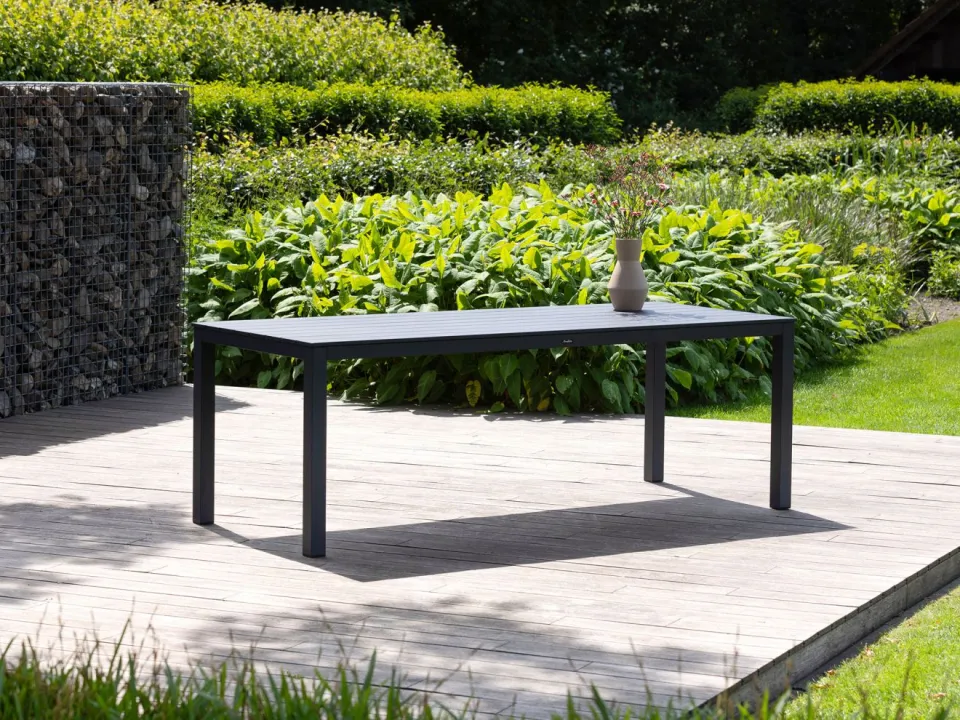 Manifesto Furniture Manifesto Matese/Menzano 220cm dining tuinset 7-delig grijs, foto 5