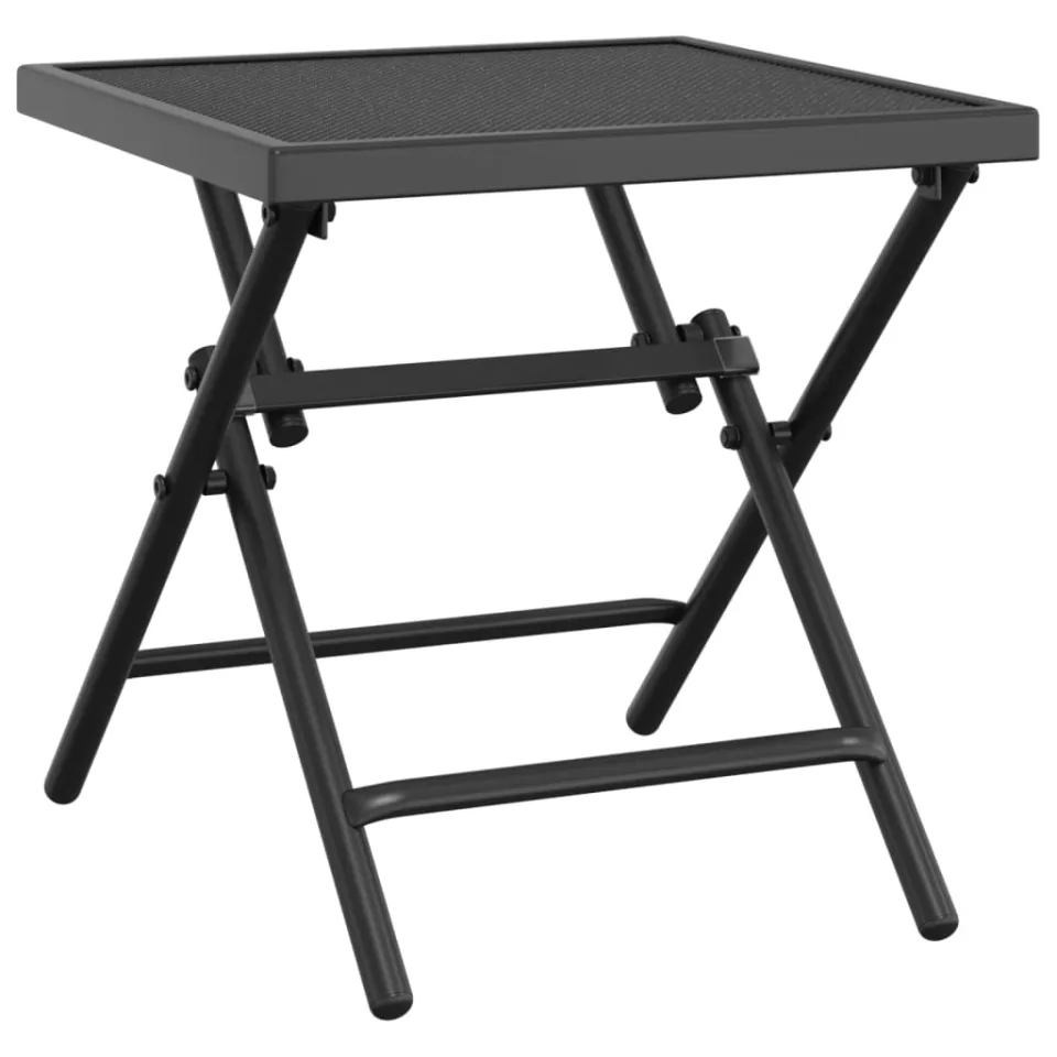 vidaXL Tuintafel 38x38x38 cm staalgaas antracietkleurig, foto 3