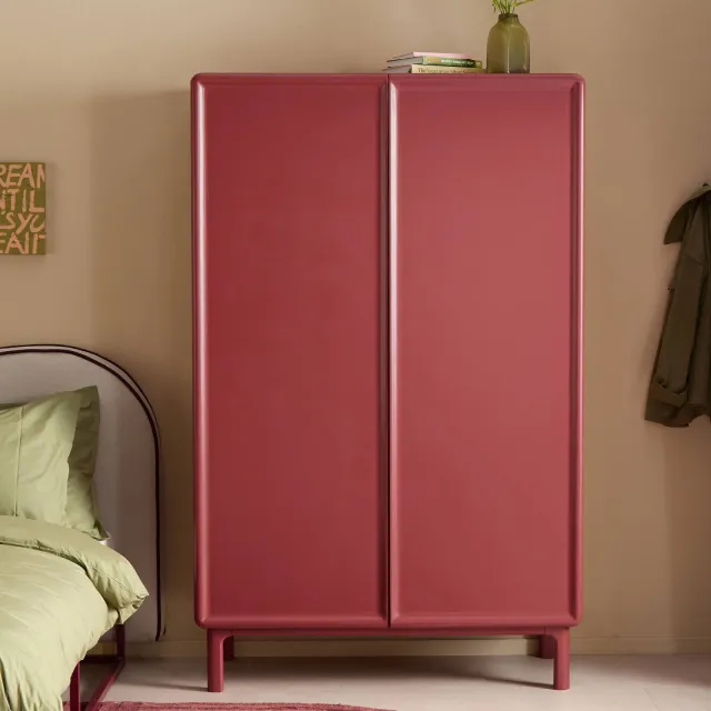 NOUS Living kledingkast Ascot roodbruin, foto 2