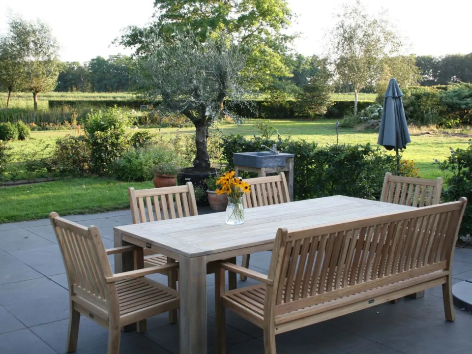 Sunyard Furniture Sunyard Oxford tuinbank 150cm bruin, foto 5