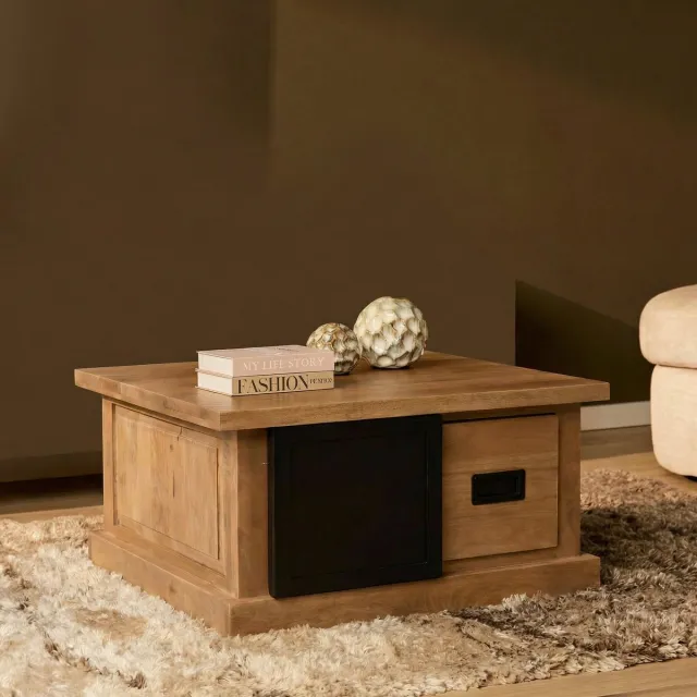 Starfurn Salontafel Milou - Bruin - 80x80x45 cm