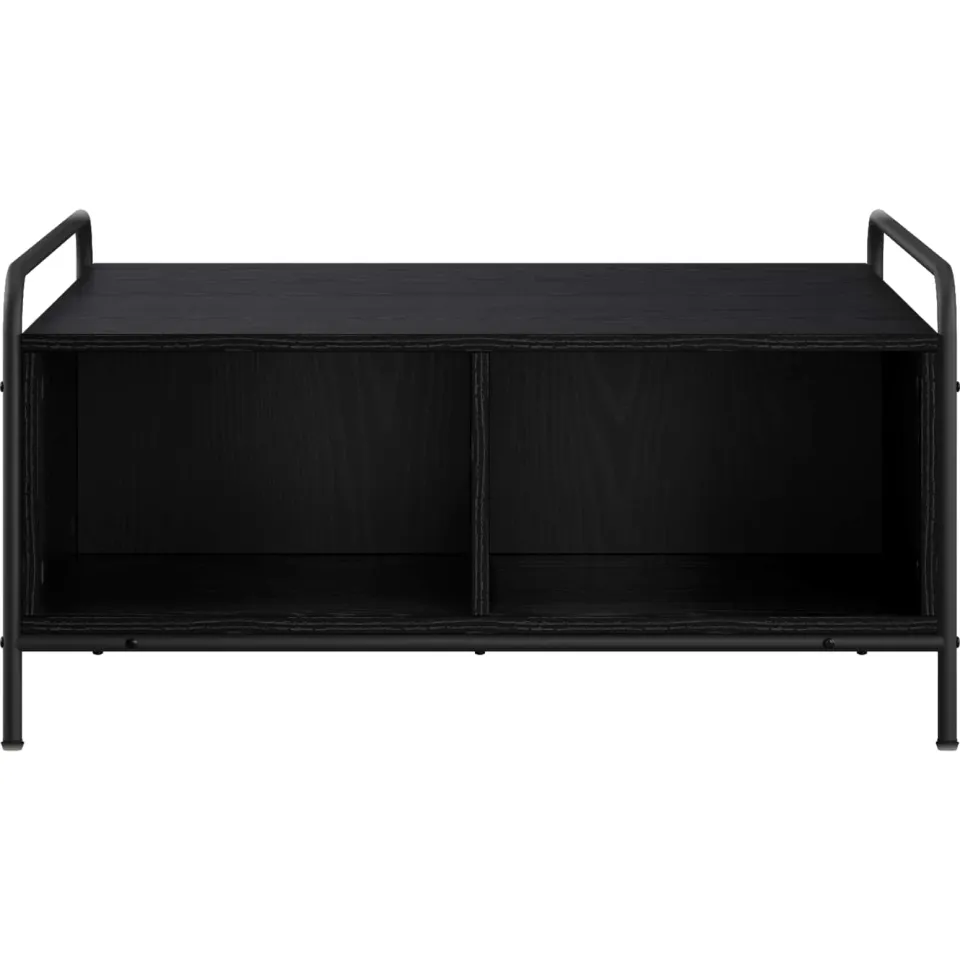 vidaXL Salontafel Zwart eiken 50 x 49 x 41 cm Bewerkt hout