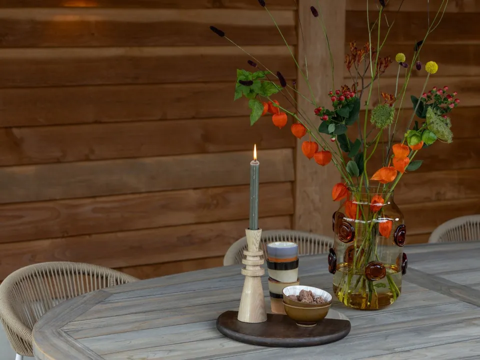 ROUGH Furniture ROUGH-Y Ellips dining tuintafel 240x120cm bruin, foto 3