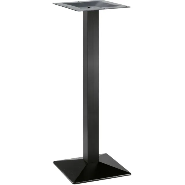 Vega Statafelzuil binnen Quadro hoekig; 42x42x108 cm (BxLxH); zwart; vierkant
