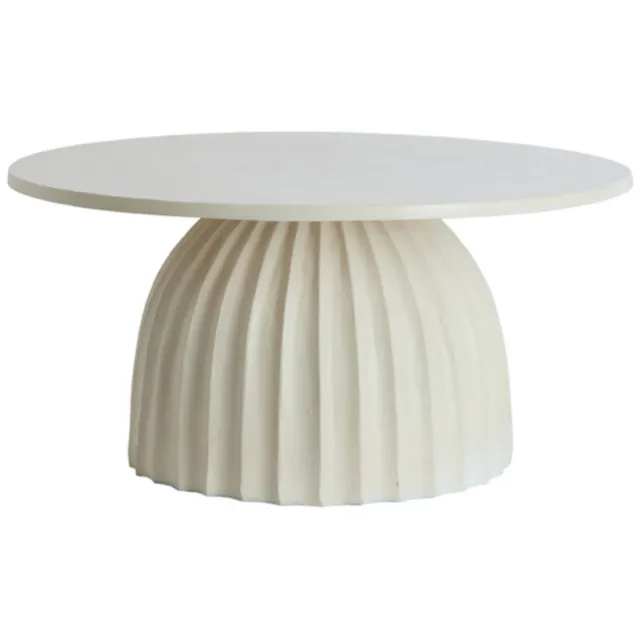 Light & Living Bijzettafel VEGLIA - Wit - 70x70x33.5 cm
