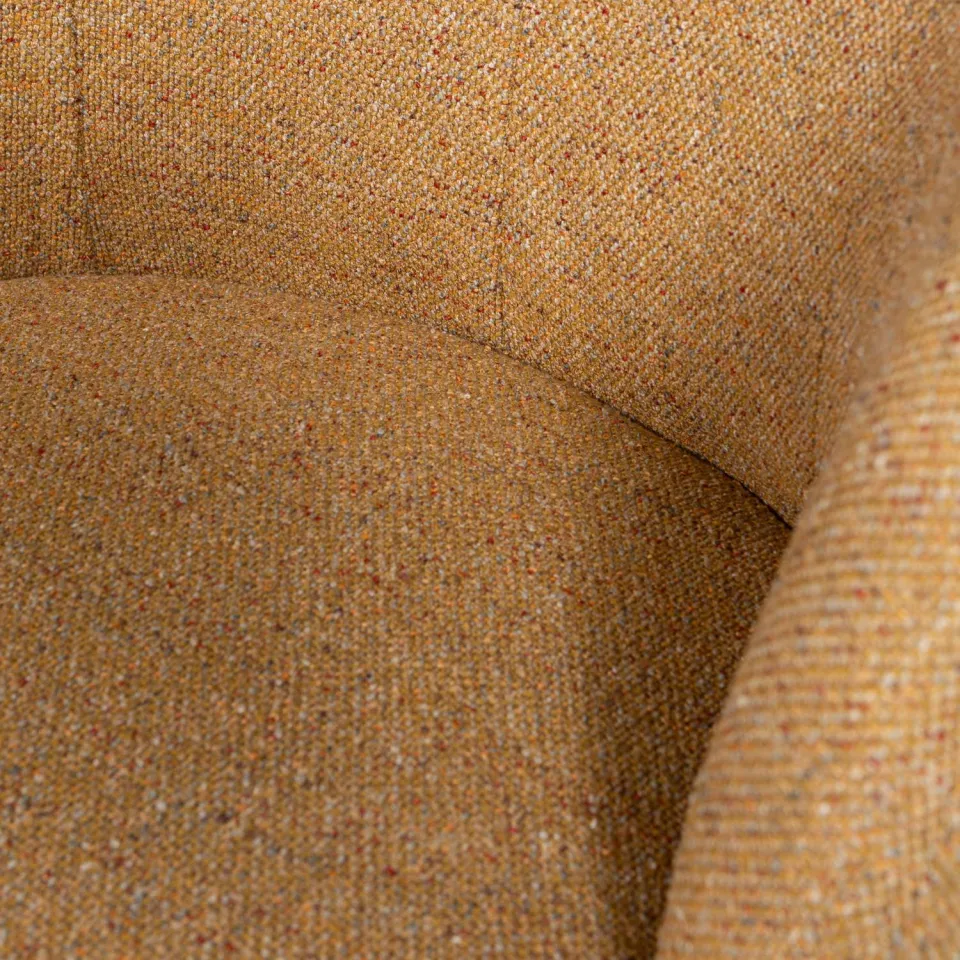 WOOOD Serra Draaifauteuil - Melange Stof - Naturel - 68x70x77, foto 5