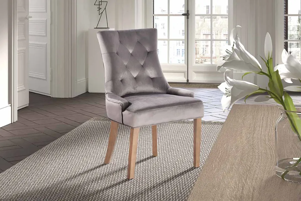 eetkamerstoel Roxy taupe, foto 4