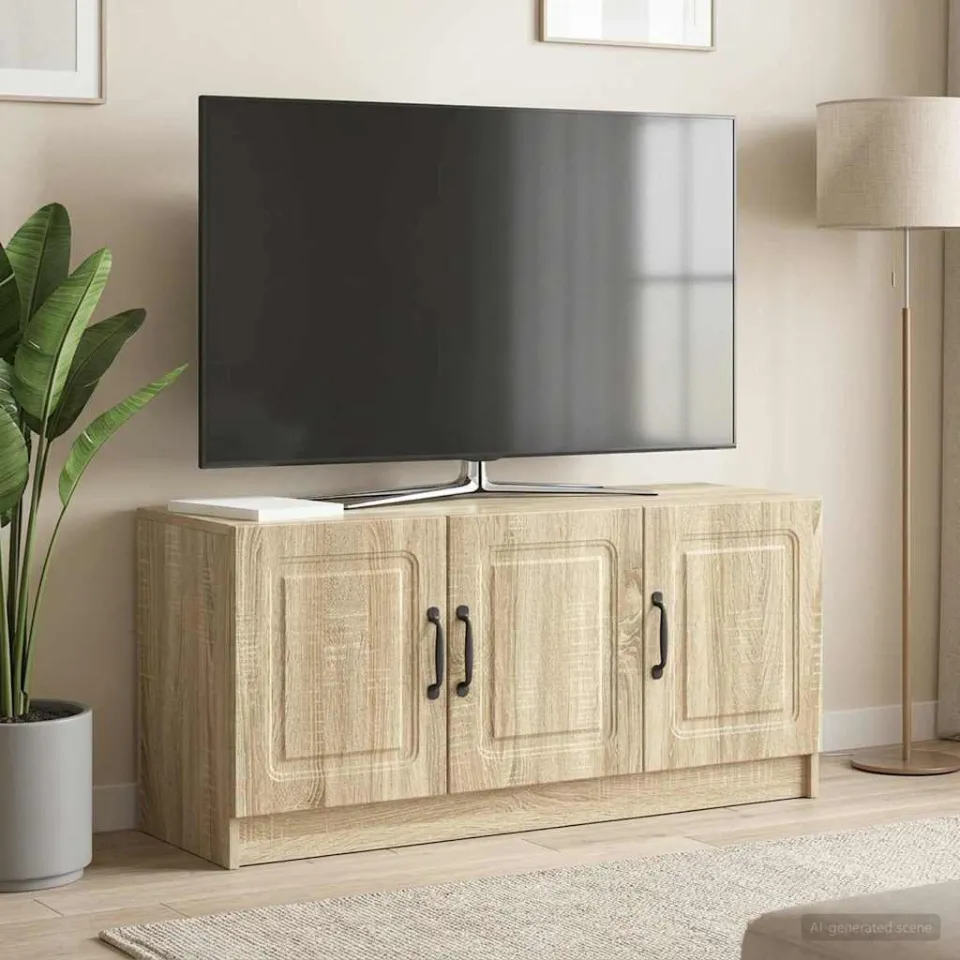 vidaXL TV-kast Sonoma Eiken 99 x 34,5 x 47 cm Bewerkt hout, foto 4