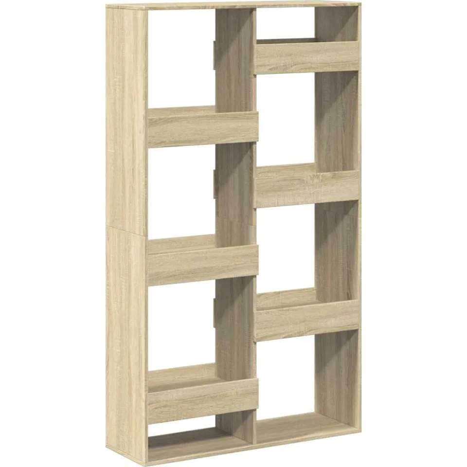 vidaXL Boekenkast 100x33x175 cm bewerkt hout sonoma eikenkleurig Bruin