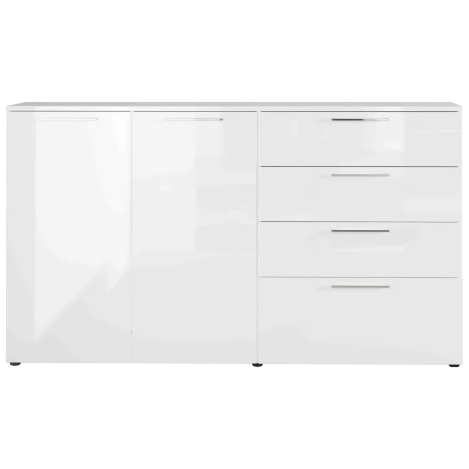 dressoir Linde hoogglans wit, foto 2