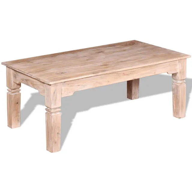 vidaXL Salontafel 110x60x45 cm massief acaciahout Bruin