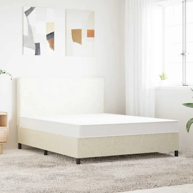 vidaXL Binnenveringmatras middelhard 160x200 cm wit