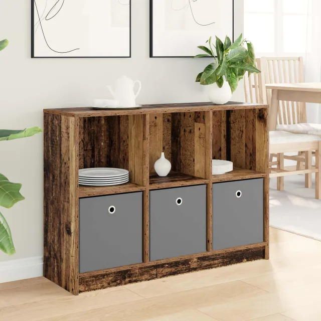 vidaXL Dressoir Oudhout 102 x 32 x 73,5 cm Bruin